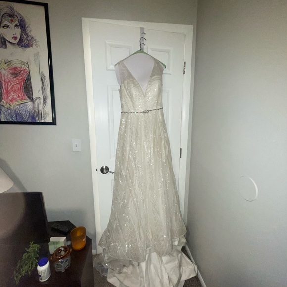 Ashley and Justin 2020 Wedding Dress - Picture 1 of 4